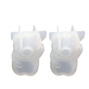 3D cartoon pig silicone mold for DIY resin casting and aromatherapy plaster crafts