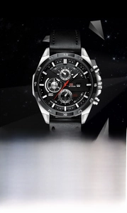 Detailed specs for VA-215 sport watch showing 48mm case and silicone band details