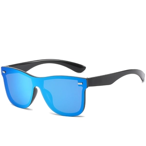 Oversized One-Piece Sunglasses PC Frame UV400 Protection Colorful Mirror Cycling Sports Fashion For Men Women