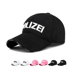 Casquette De Baseball Coton Respirant Broderie Lettres Ajustable Protection Solaire Chapeau Unisexe Sport Loisirs Tendance