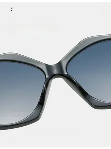 Detail shot of ergonomic nose pads on stylish black frames for pressure-free comfort