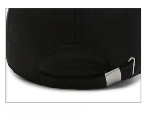 Detailed view of the adjustable metal buckle and wool texture on the elderly baseball cap