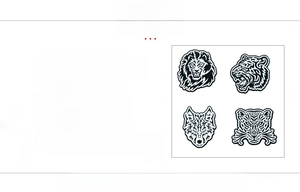 Detail specifications of zinc alloy animal brooches showing material and weight parameters