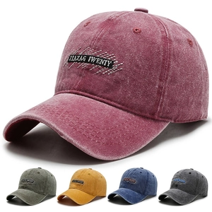 Cappello Da Baseball In Cotone Lavato Retro Vintage Distressed Ricamo Lettera Cappello Da Sole Regolabile Per Uomo Donna Streetwear