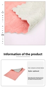 Close-up of double-sided diamond pattern dishcloth showing soft pink and grey microfibers