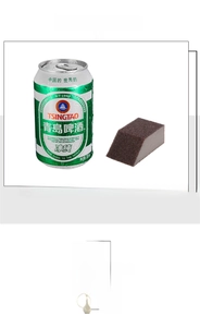 Detail of the coarse emery cleaning sponge texture for heavy kitchen stain and rust removal