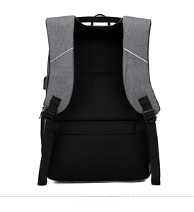 Zaino porta PC con schienale imbottito traspirante e fascia per trolley da viaggio