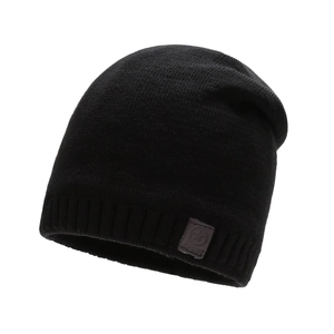 Winter Warm Woolen Knitted Beanie Hat Universal Fleece Lined Cold Protection Skull Cap For Outdoor Cycling Casual Sports Hat