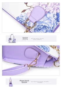 Detailed close-up of Saffiano leather texture, stitching, and gold-tone hardware of the bag