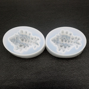DIY silicone mold for ocean stone resin jewelry with 3D carving texture and sea shell patterns