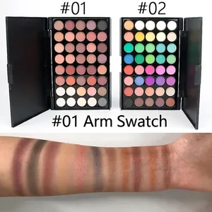 Lidschatten Palette Schimmer Matt Pigmentiert Wasserfest Langanhaltend Erdige Bunte Augen Makeup Damen Kosmetik