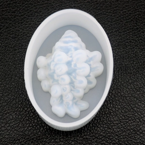 Detailed view of DIY seashell resin silicone mold for jewelry pendants and crafts