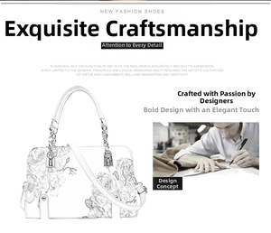Detail of vintage floral print handbag with silver chain handle and artisan graphics