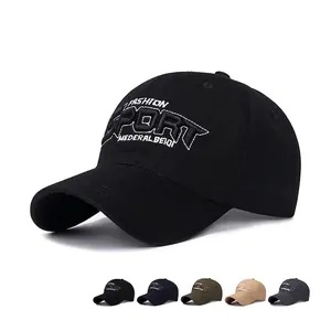 Baseball Cap Cotton 3D Embroidered Letters Adjustable Sun Protection Sports Outdoor Leisure Fashion Hat