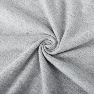 Detailed macro view showing the soft texture and fibers of the grey knitted fabric