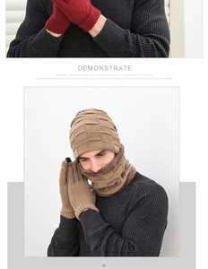 Détail de l'ensemble d'hiver montrant la doublure polaire et la texture de tricot