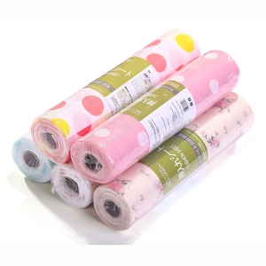 Moisture-proof printed cabinet liner rolls with floral and polka dot patterns, 30x300cm