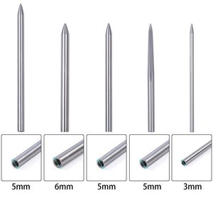 Paracord weaving needle set with threaded ends in 3mm, 5mm and 6mm diameters