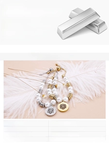 Detailed view of titanium steel tree of life charm bracelets with white pearls