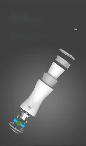 Exploded view of automatic pet paw cleaner with silent motor and lithium battery