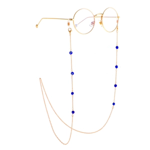 Evil Eye Glasses Chain Metal Beaded Sunglasses Holder Strap Anti Lost Eyewear Cord Handmade Retro Ethnic Accessories