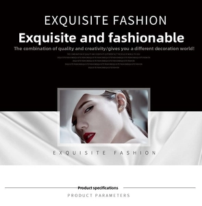 Exquisite minimalist gold round stud earrings worn by a model in a fashion showcase