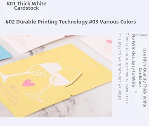 Détail d'une carte cœur 3D avec imprimé flûte à champagne sur papier premium