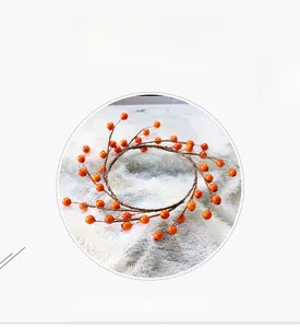 Detailed close-up of realistic orange berry ring made from eco-friendly PE foam material