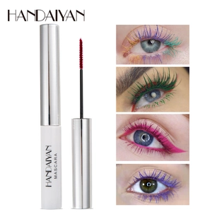 Waterproof colorful mascara set for long thick lashes in vibrant multi-color shades