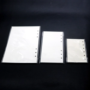 Standard 6-hole loose-leaf paper refills in A5 A6 and A7 sizes for DIY notebooks