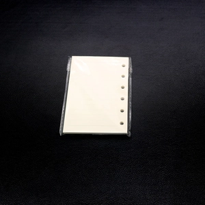 Detail showing A6 6-hole lined refills for DIY silicone resin notebook mold