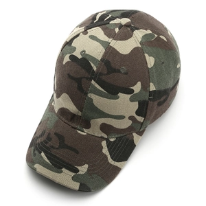 Outdoor digital camouflage baseball cap in green and brown camo for sun protection