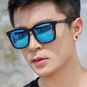 Fashion Square Sunglasses PC Frame AC Lens UV400 Protection Outdoor Classic Travel Eyewear For Men
