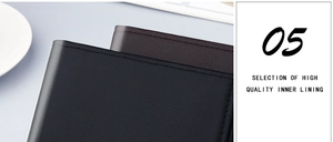 Detailed macro view of the premium leather lining and fine stitching of the wallet