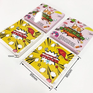 Waterdichte cartoon dierenstickers in 95mm dozen voor DIY laptops en bagage decor