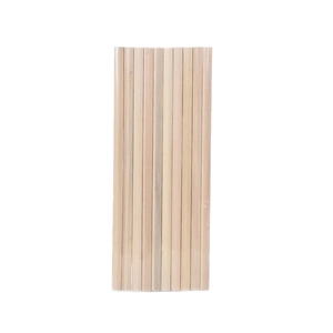 Eco-friendly natural wood hexagonal HB pencils bundle for sketching and school use