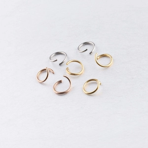 Anneaux De Jonction Ouverts Acier Inoxydable 304 DIY Fabrication De Bijoux Connecteur Pour Bracelet Collier Boucle D Oreille