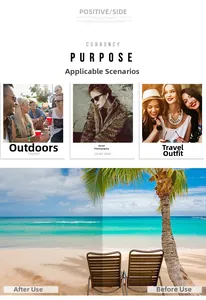 Polarized sunglasses detail showing visual contrast filter for beach and street travel