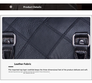 Macro shot of premium cowhide leather with quilted diamond pattern and silver buckle