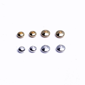 Copper Spacer Beads Flying Saucer Shape 14K Gold Plated Long Lasting Color DIY Jewelry Making Accessories