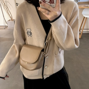 Damen PU Leder Satteltasche Einfarbig Mode Mini Umhängetasche Mit Verstellbarem Riemen