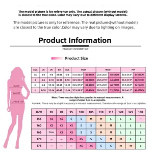 Comprehensive size chart for mesh dress set including US, UK, EU, and AU size conversions