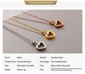 Detailed comparison of heart pendant necklaces in silver, gold, and rose gold finishes