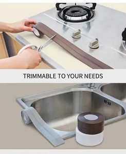 Bande d'étanchéité imperméable pour bords de cuisinière et évier contre l'humidité
