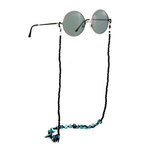 Handmade Beaded Shell Glasses Chain Anti Slip Metal Eyewear Strap Retro Ethnic Style Sunglasses Holder For Women Girls