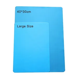 Tappetino in silicone blu 40x30cm per stampi in resina e strumenti di miscela DIY