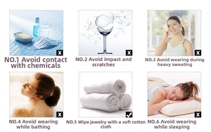Guide for stainless steel jewelry maintenance and care instructions for daily use