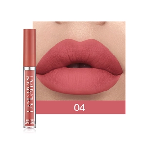 Handaiyan matte liquid lip gloss 04 waterproof long lasting lip makeup vibrant color cosmetic