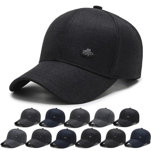 Casquette De Baseball Classique Pour Hommes Chapeau De Soleil Respirant Pour Sports De Plein Air Polyester Réglable Style Papa Grand-Père Logo
