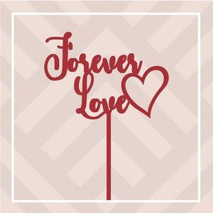 Acrylic Cake Topper Mirror Forever Love Happy Birthday Mr And Mrs Party Decoration Wedding Birthday Celebration Decor